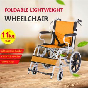 Colorful Lightweight Transport Wheelchair Medical Orthopedic Foldable Portable